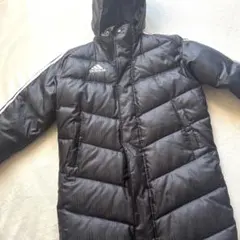 お値下げ！！adidas 子供用130cmダウンベンチコート ブラック