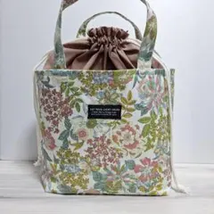 No.317☆巾着トートバッグ☆ハンドメイド
