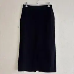 GU 黒 タイトスカート スリット入り