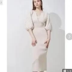 MERCURYDUO　マーキュリーデュオ　キルティングニットワンピース