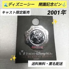 ☆キャスト限定販売☆　ディズニーシー　オープン　ピンバッチ　提督　ミッキーのサムネイル