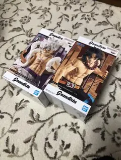 ワンピース フィギュア ルフィ エース ２体セット ニカ ギア５ グランディスタ