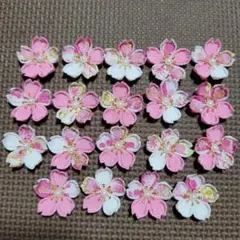 つまみ細工　桜１9個