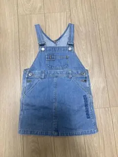 ミキハウス　オーバーオール　デニムスカート110cm