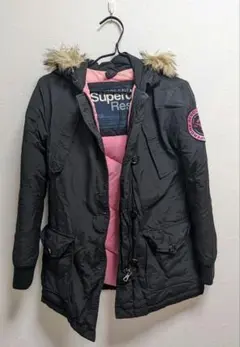 Superdry Rescue Black ダウンジャケット　XS