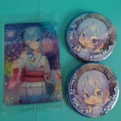星街すいせい カード＆缶バッジセット