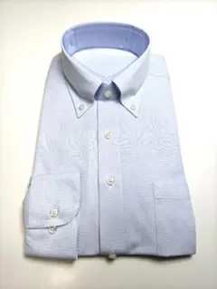 ノーアイロンシャツ M39-84 新品 ボタンダウン ストレッチ ニットシャツ