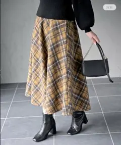 新品　rps　ベルトつきフレアスカート　Mサイズ