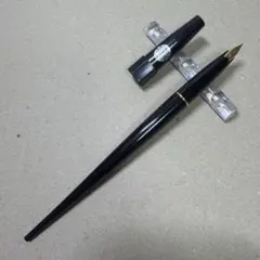 新品 廃盤 PLATINUM プラチナ 万年筆 デスクペン ブラック 極細 旧型のサムネイル
