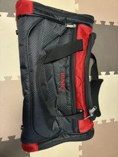 IGNIO ゴルフ用 ボストンバッグ ブラック×レッド