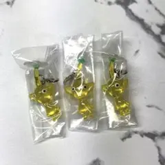 ふ*様 ピクミン　めじるしアクセサリー　黄ピクミン×3 まとめ売り