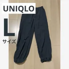 UNIQLO ギアパンツ ダークグリーン　Lサイズ　ウエストゴム