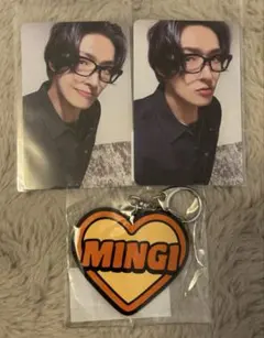 ATEEZ ミンギ FC くじ トレカ キーリングセット