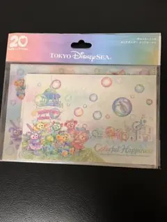 ディズニー ダッフィー&フレンズ ポストカード　20周年 カラフルハピネス