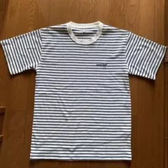 mont-bell ボーダー 半袖 Tシャツ ホワイト ネイビー Mのサムネイル