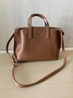 Legato Largo 2way ブラウン ハンドバッグ ショルダー トート
