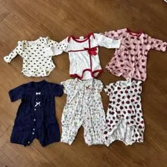 ベビーロンパース 6点セット まとめ売り