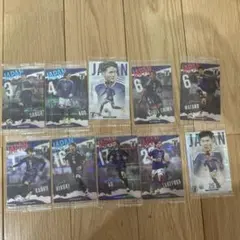 [ 値下げ交渉可 ] サッカー日本代表 トレーディングカード 10枚セット