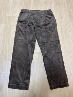 メンズ　コーデュロイパンツ　ブラウン