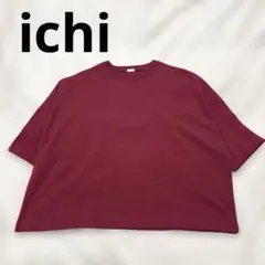 ichi イチ オーバーサイズ レッド トップス フリーサイズのサムネイル