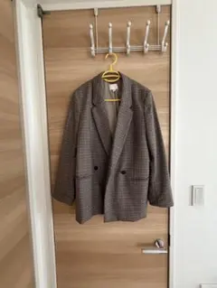 H&M チェック柄ジャケット