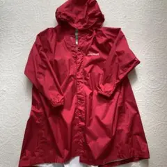 モンベル　レインウェア140 赤