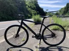 即乘 送料無料CANNONDALE油圧式ディスクブレー片持ちフォーククロスバイクのサムネイル