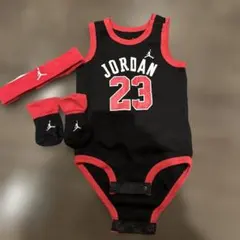 NIKE JORDAN ロンパース ヘッドバンド ソックス 3点セットのサムネイル