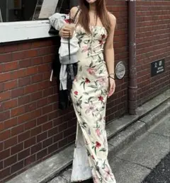 【タグ付】rosyluce FLOWER CAMISOLE DRESS※薄シミ有 タグ付】rosyluce FLOWER CAMISOLE DRESS※薄シミ有 - メルカリ