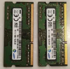 Samsung DDR3L 8GB（4GB×2枚）ノートPC用 動作品のサムネイル