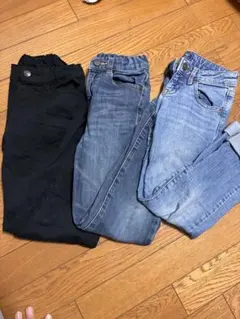 130 デニム3本まとめ売り