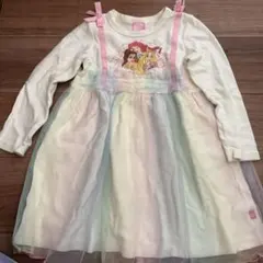 ディズニープリンセス 長袖ワンピース