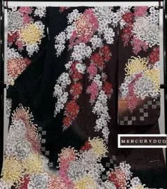ブランド振袖 MERCURY DUO 銀通し 刺繍 大輪 MO3721のサムネイル