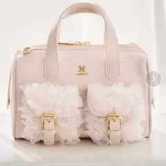 ナイスクラップ チュールフリルボストンバッグ