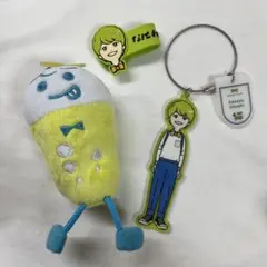 なにわのにわ　大橋和也　ぬい　キーホルダー　クリップ　3点セット