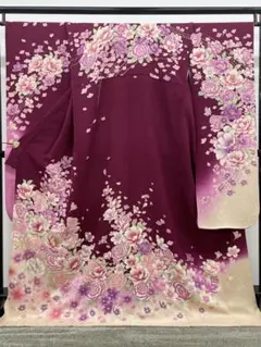 振袖 長襦袢 セット 刺繍 金彩 身丈 163cm 撥水加工済 MOset050 - メルカリ