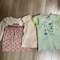子供服 長袖1枚 (100cm) 半袖2枚(110cm) 3点セット