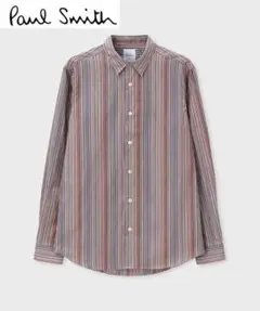 日本製 定価2,6万 ポールスミス カジュアルシャツ マルチストライプ柄 Ｓ