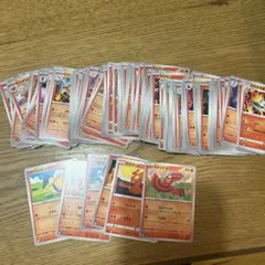 ポケモンカード 炎タイプ 大量まとめ売り　約120枚のサムネイル