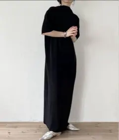 wee9s デイリーデイリースーパーストレッチプリーツワンピース　FREE