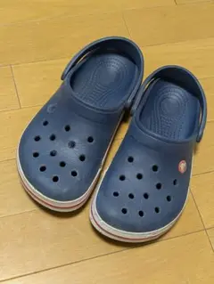 クロックス ネイビー 23cm ジャンク品 訳あり品