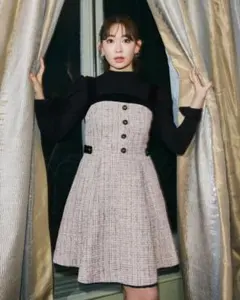 美品☆Herlipto Margaux Tweed Mini Dress - メルカリ