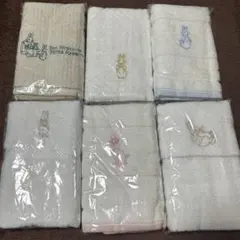 ピーターラビット フェイスタオル 6枚セット