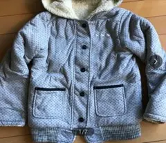 ポンポネット　リバーシブルパーカー　130