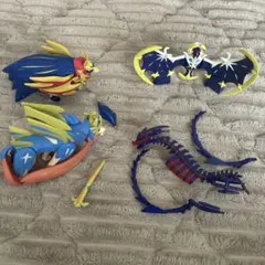 ポケモン　モンコレフィギュア　ザシアン ザマゼンタ ルナアーラ ムゲンダイナ