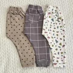 pairmanon　ペアマノン　ユニセックス　サルエルパンツ　総柄プリント　80