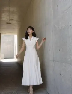 laubeblanc フレンチスリーブジャケット ワイドプリーツスカート laubeblanc フレンチスリーブジャケット ワイドプリーツスカート