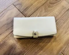 TOPKAPI 二つ折り財布 ホワイトレザー