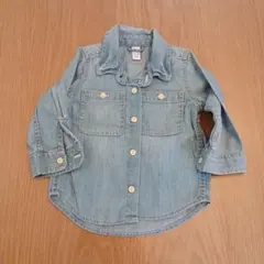 ベビーギャップ　デニムシャツ　シャツ　12ヵ月から18ヵ月　トップス