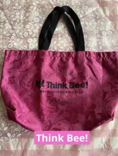 Think Bee! 花柄バッグ ピンク